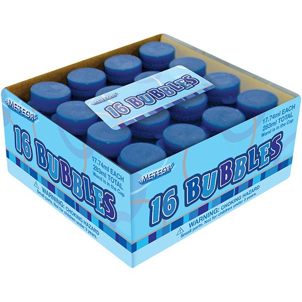 Glitz Blue Party Bubbles (Pack of 16) - The Party Marketplace