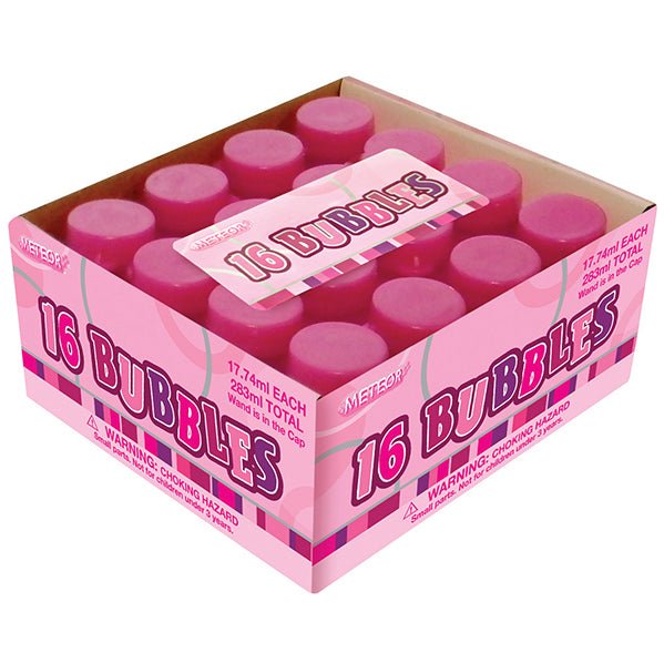 Glitz Pink Party Bubbles (Pack of 16) - The Party Marketplace