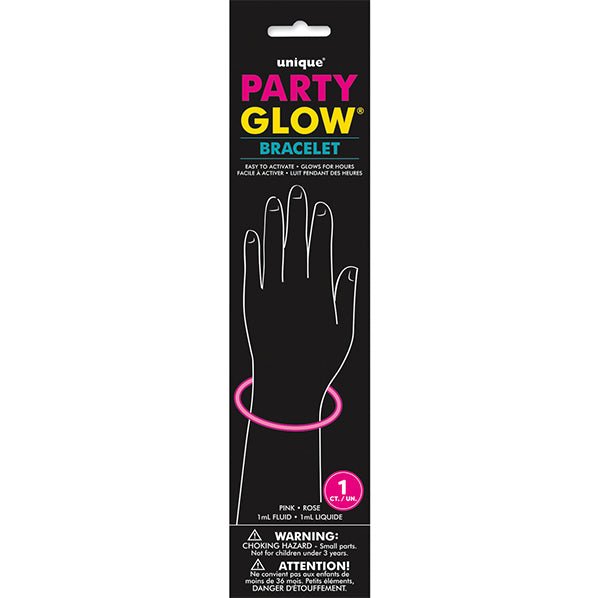 Glow Bracelet - Pink - The Party Marketplace