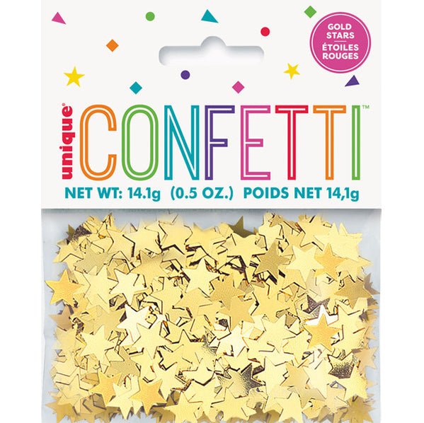 Gold Stars Confetti (14g) - The Party Marketplace