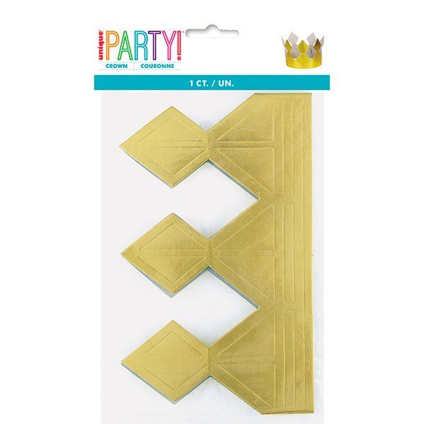 Happy Birthday Crown - Gold - The Party Marketplace