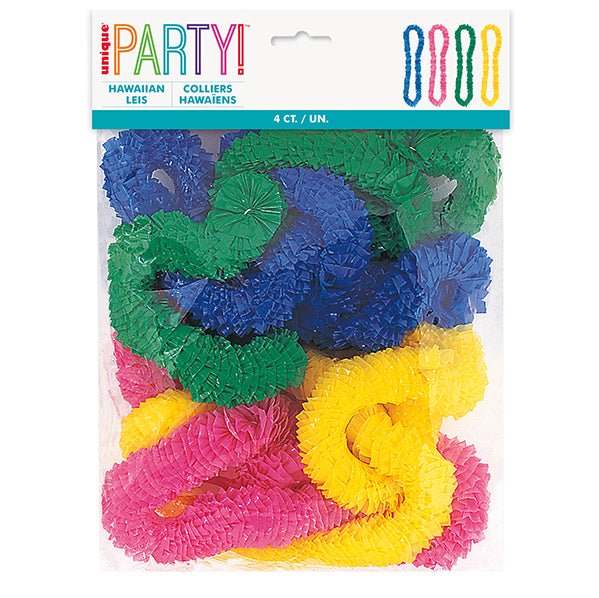 Hawaiian Leis (Pack of 4) - The Party Marketplace