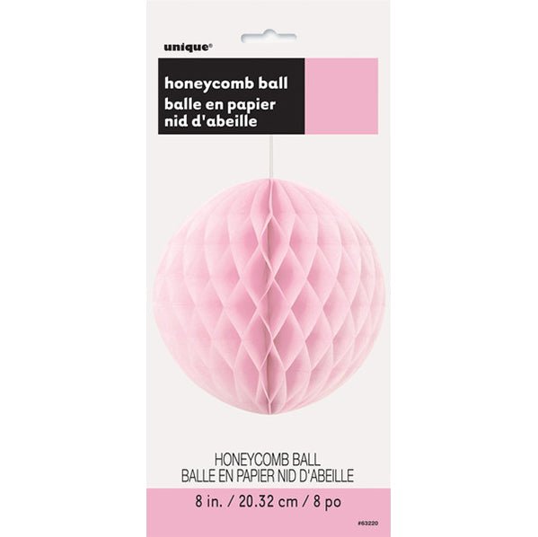 Honeycomb Ball - Lovely Pink 20cm - The Party Marketplace
