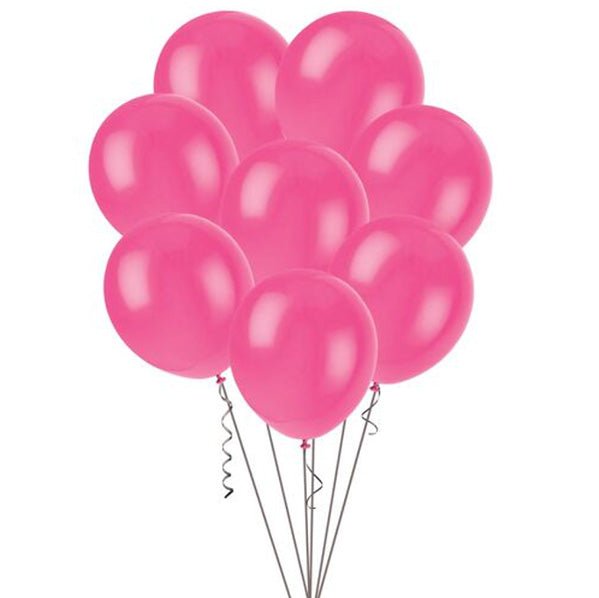 Hot Pink Decorator Balloons 25cm (Pack of 25) - The Party Marketplace