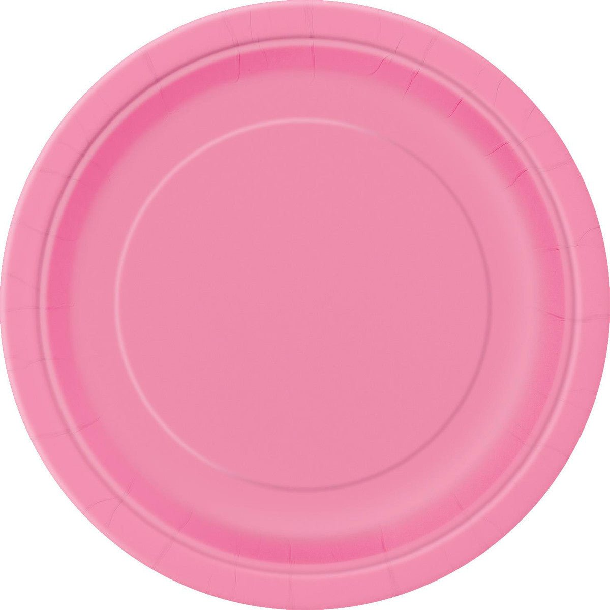Hot Pink Paper Plates 23cm (Pack of 8) - The Party Marketplace