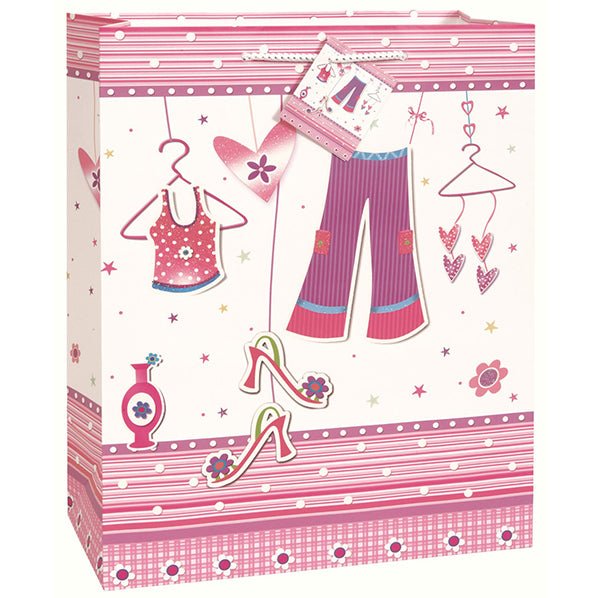 Large Gift Bag - Glitter Glamour - The Party Marketplace