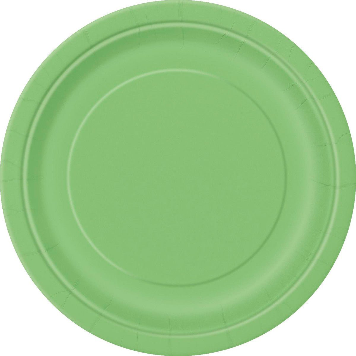 Lime Green Paper Plates 18cm (Pack of 8) - The Party Marketplace