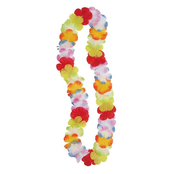 Luau Flower Lei 106cm - Multicolour - The Party Marketplace