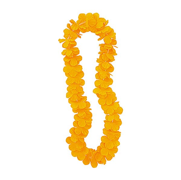 Luau Flower Lei 106cm - Orange - The Party Marketplace