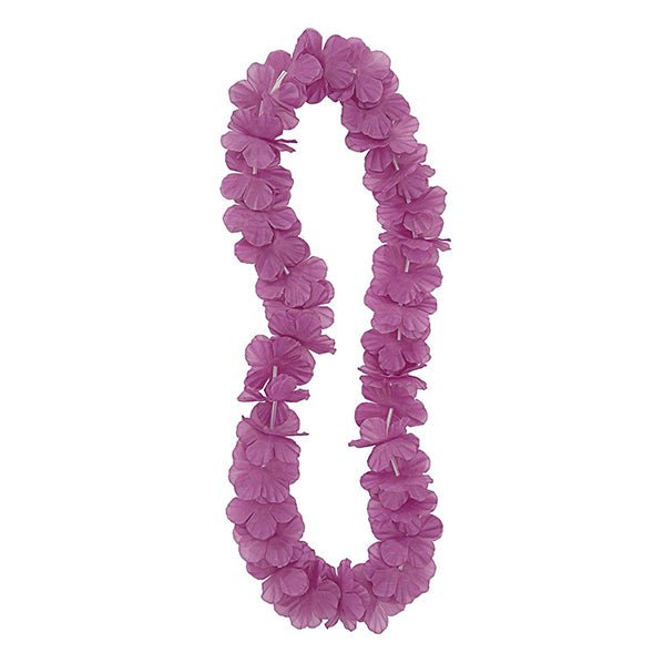Luau Flower Lei 106cm - Purple - The Party Marketplace