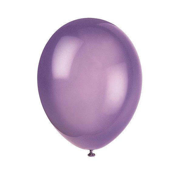 Midnight Purple Premium Decorator Balloons 30cm (Pack of 10) - The Party Marketplace