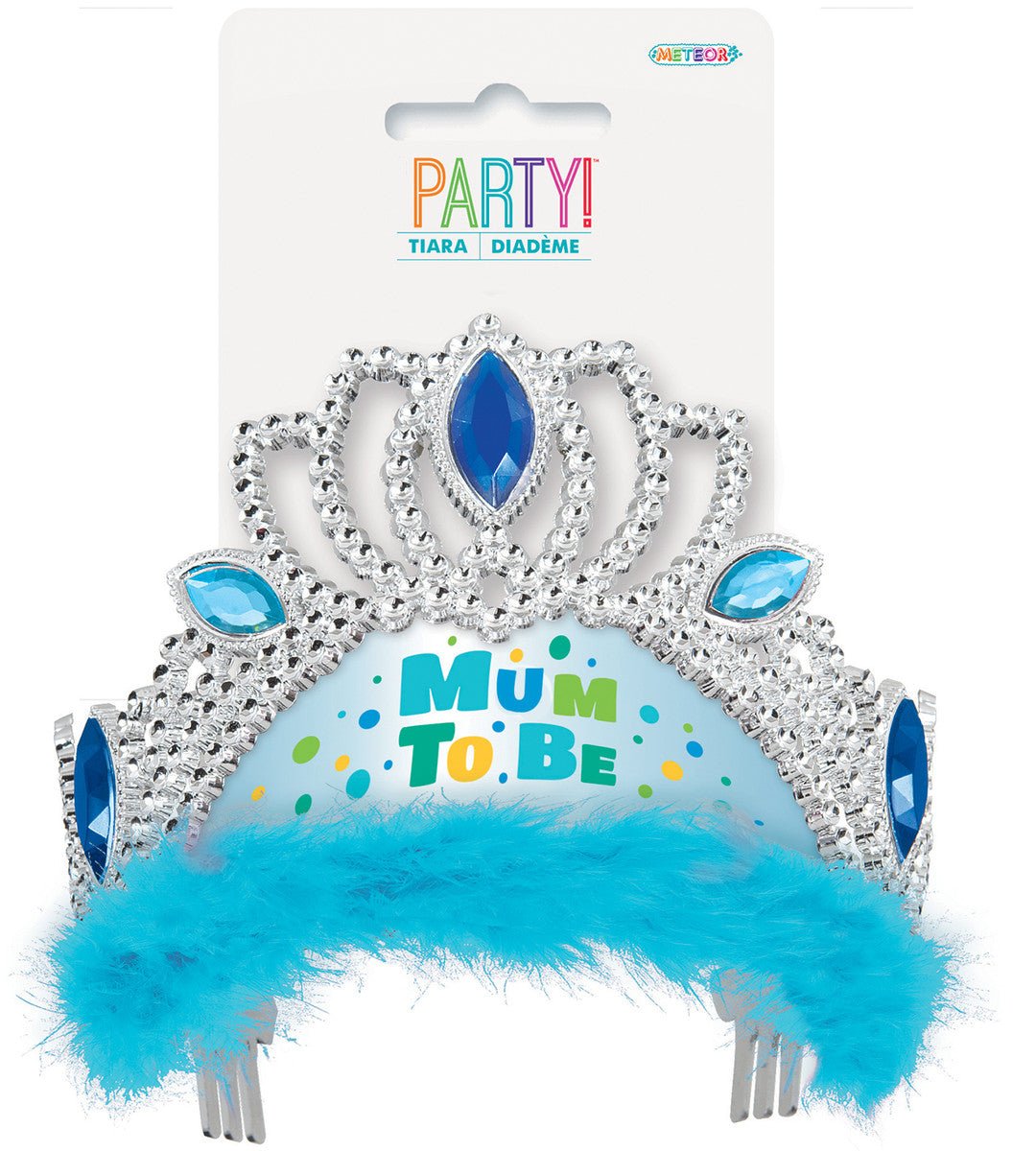 "Mum To Be" Tiara - Blue - The Party Marketplace