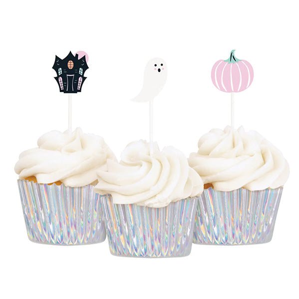 Pastel Hauntings Cupcake Kit (For 12) - The Party Marketplace