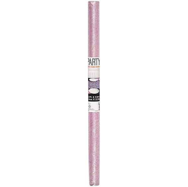 Pastel Hauntings Spiderweb Pink Table Runner (2.2m x 45cm) - The Party Marketplace