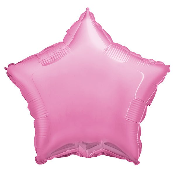 Pastel Pink Star Foil Balloon 45cm - The Party Marketplace