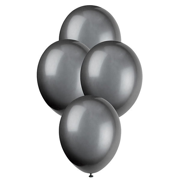 Phantom Black Premium Balloons 30cm (Pack of 50) - The Party Marketplace