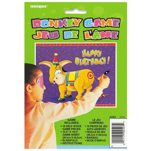 Pin the Tail on the Donkey Game (Deluxe) - The Party Marketplace