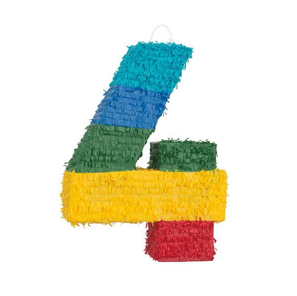 Piñata - Rainbow Number 4 - The Party Marketplace