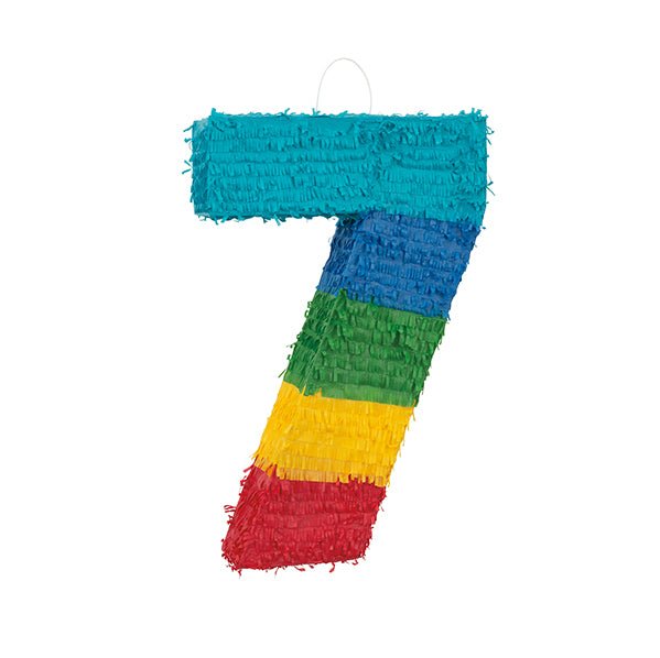 Piñata - Rainbow Number 7 - The Party Marketplace