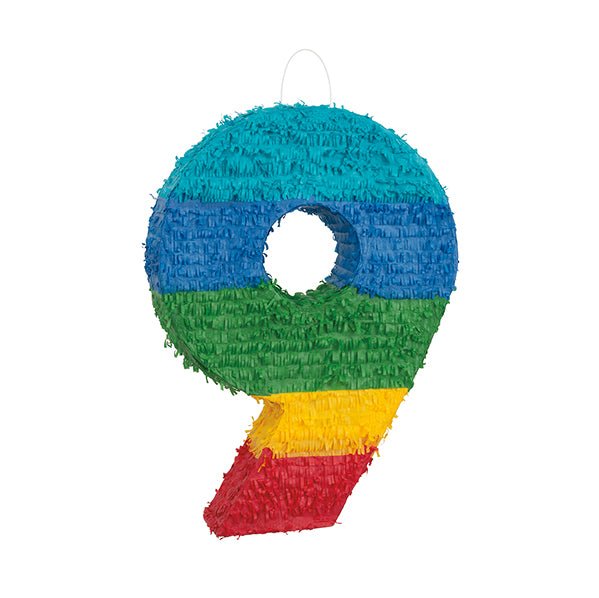 Piñata - Rainbow Number 9 - The Party Marketplace