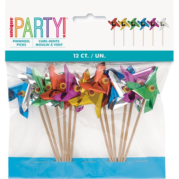 Pinwheel Picks (Pack of 12) - The Party Marketplace