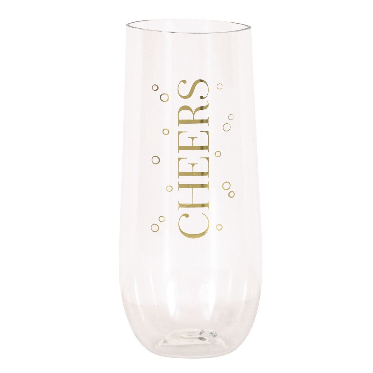 Plastic Stemless Champagne Flute - The Party Marketplace