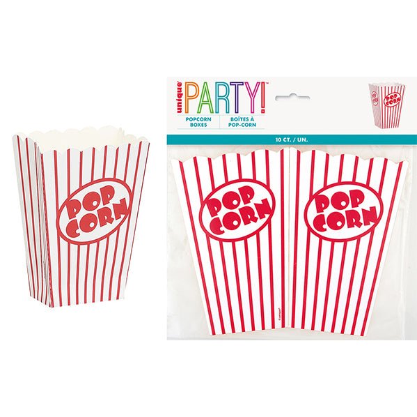 Popcorn Boxes (Pack of 10) - The Party Marketplace