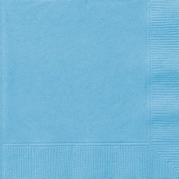 Powder Blue Luncheon Napkins (Pack of 20) - The Party Marketplace