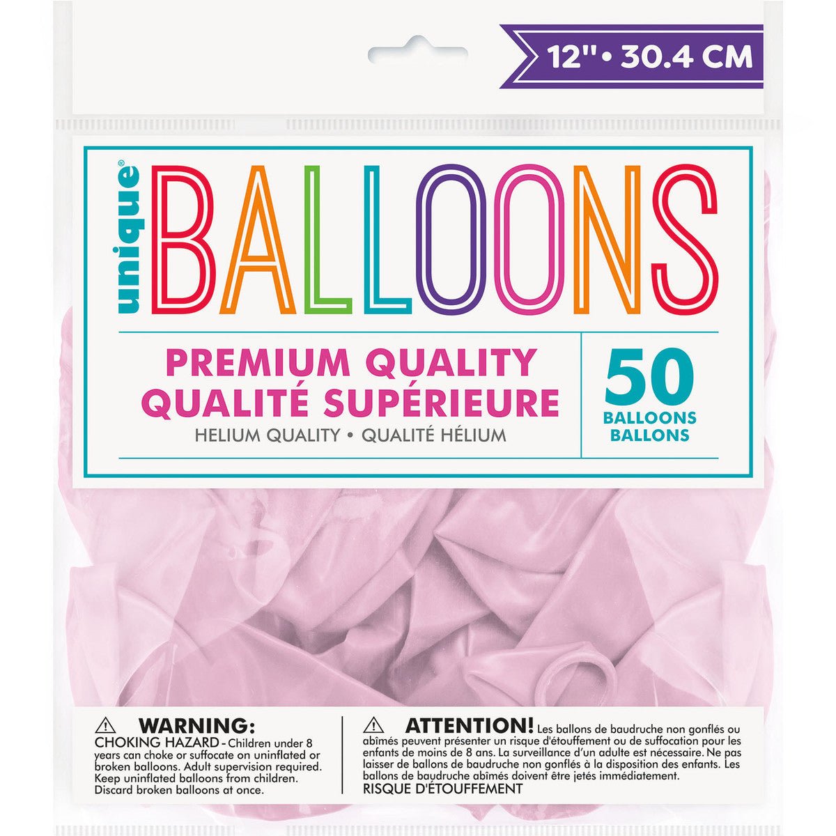 Powder Pink Premium Balloons 30cm (Pack of 50) - The Party Marketplace