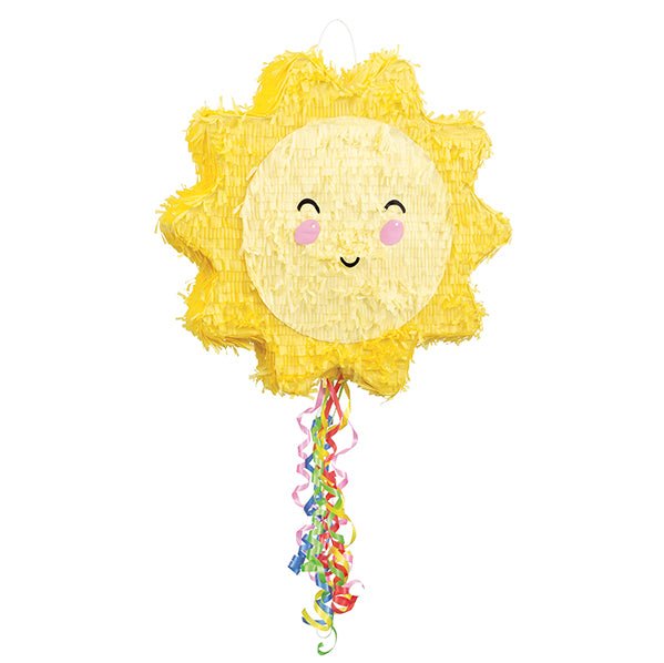 Pull String Piñata - Smiling Sun - The Party Marketplace
