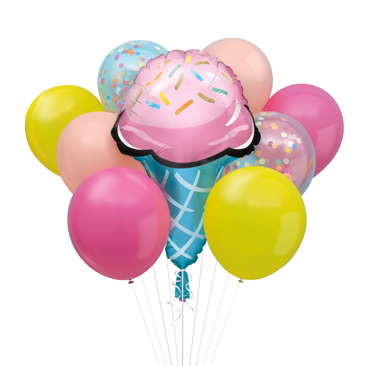 Rainbow Sweets Balloon Bouquet Kit (9 piece set) - The Party Marketplace