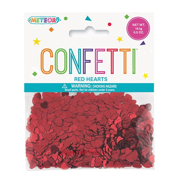 Red Hearts Confetti (14g) - The Party Marketplace