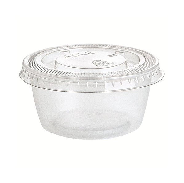 Reusable Clear Plastic Jelly Shot Cups 59ml (Pack of 50) - The Party Marketplace