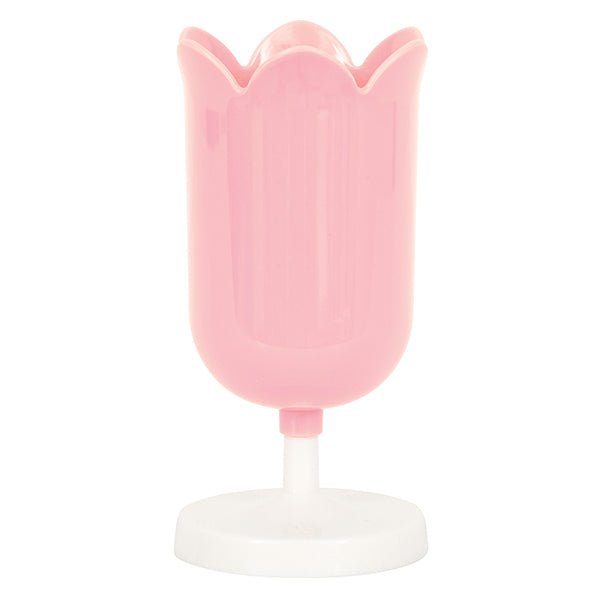 Reusable Plastic Flower Goblet - Pink (170ml) - The Party Marketplace