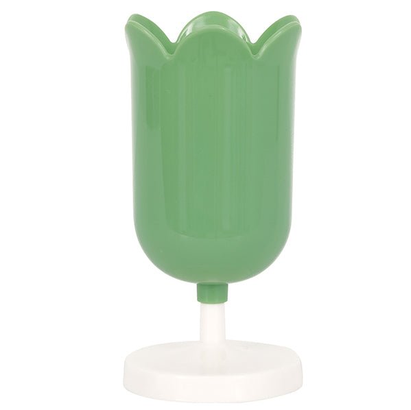 Reusable Plastic Flower Goblet - Sage (170ml) - The Party Marketplace