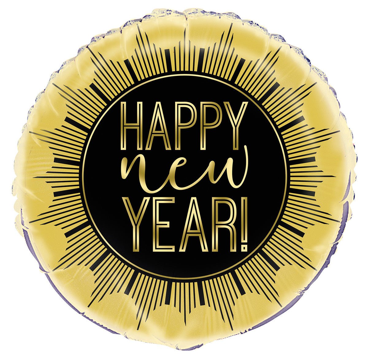 Roaring New Year "Happy New Year" Foil Balloon 45cm - The Party Marketplace