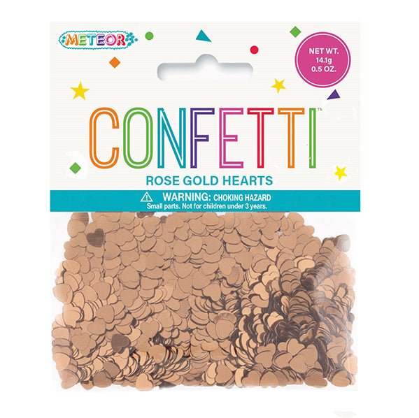 Rose Gold Hearts Confetti (14g) - The Party Marketplace