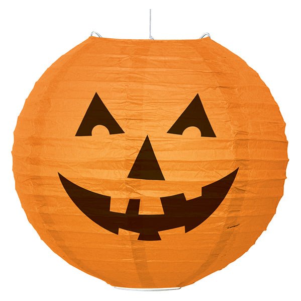 Round Lantern - Pumpkin 25cm - The Party Marketplace