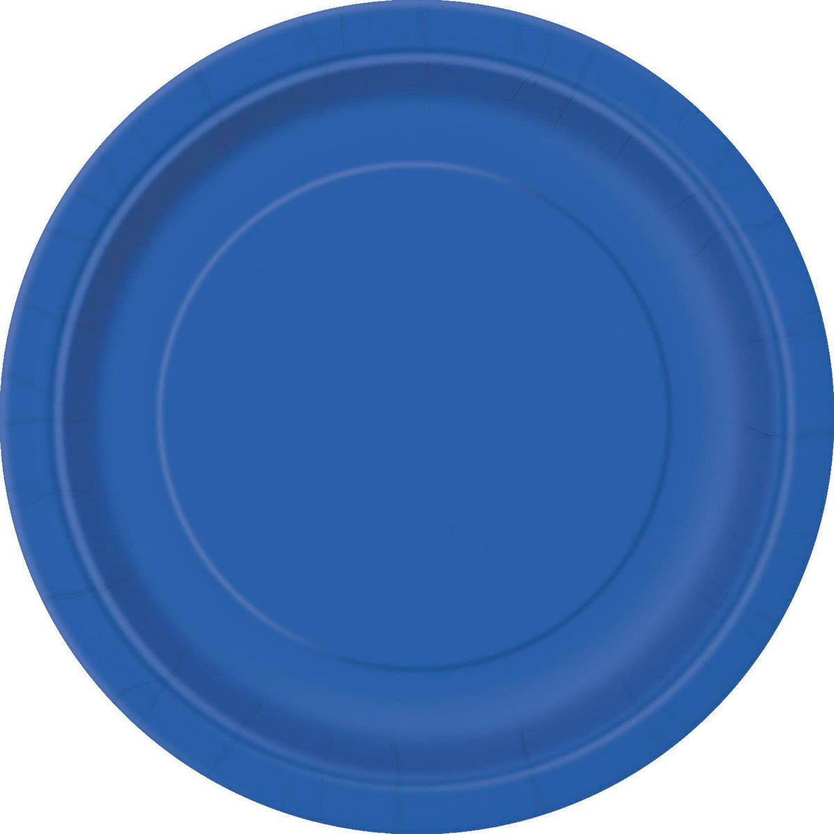 Royal Blue Paper Plates 18cm (Pack of 8) - The Party Marketplace
