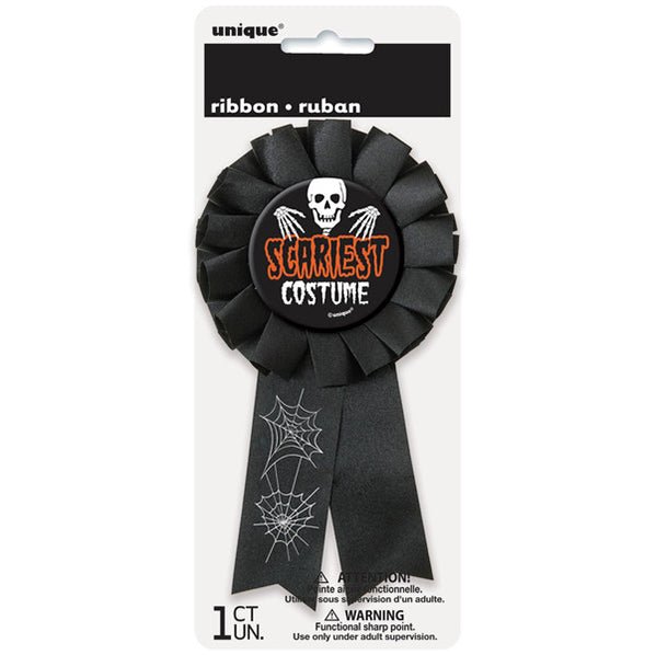"Scariest Costume" Award Ribbon - The Party Marketplace