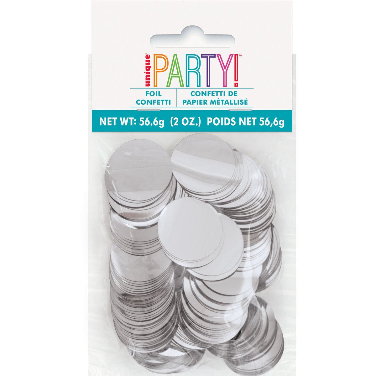 Silver Foil Confetti (56.6g) - The Party Marketplace
