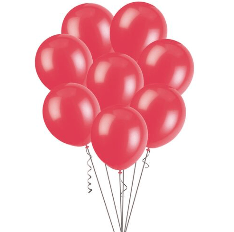 Strawberry Red Decorator Balloons 30cm (Pack of 25) - The Party Marketplace