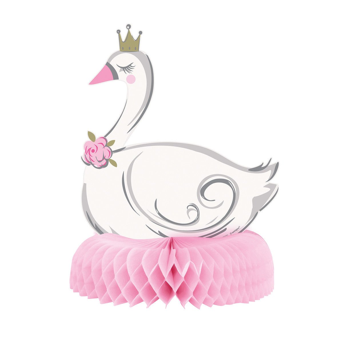 Swan Honeycomb Centrepiece - The Party Marketplace