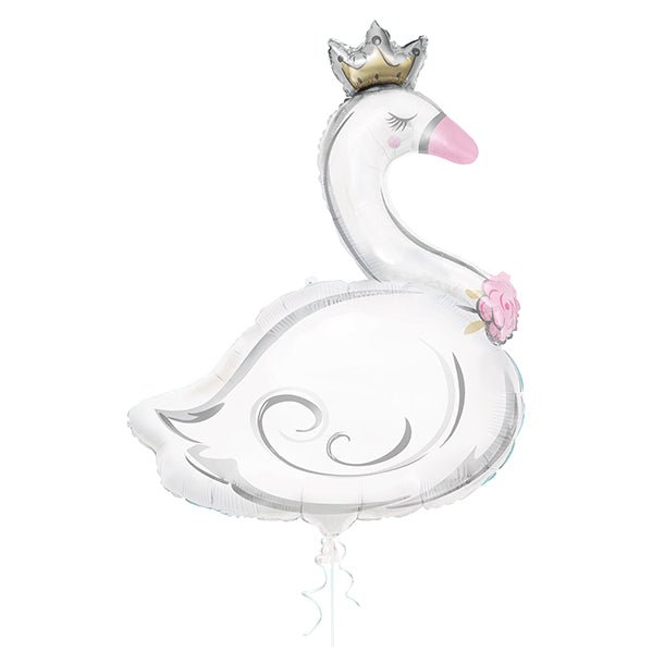 Swan Shape Foil Balloon 1.07m - The Party Marketplace