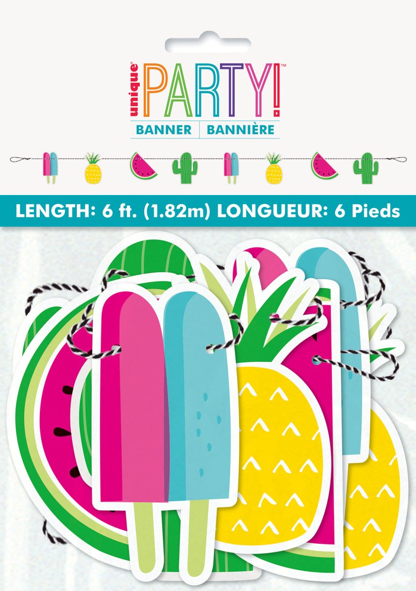 Sweet Succulent Cutout Banner - 1.82m - The Party Marketplace