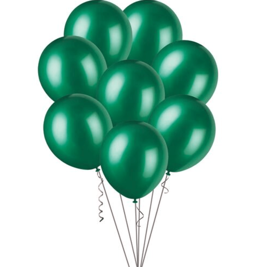 Teal Metallic Balloons 30cm (Pack of 25) - The Party Marketplace