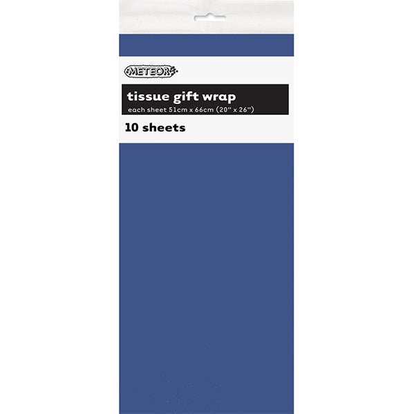 Tissue Paper - Royal Blue (10 Sheets) - The Party Marketplace