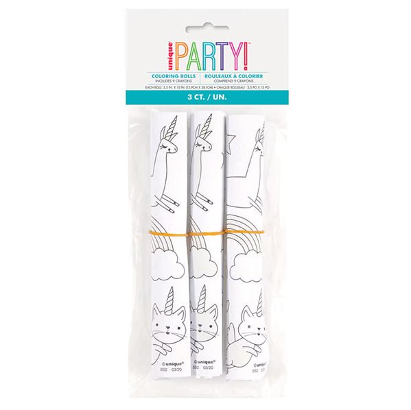 Unicorn Colouring Sets (Pack of 3) - The Party Marketplace