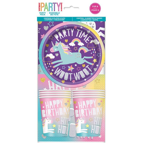 Unicorn Party Pack (For 8) - The Party Marketplace