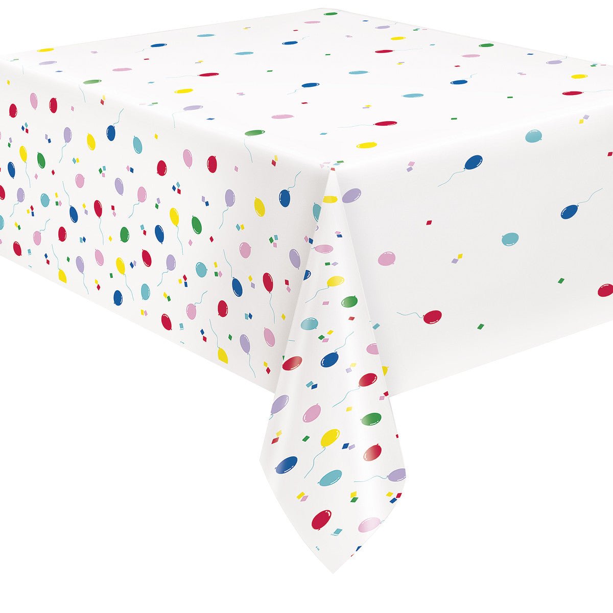 Vibrant Birthday Printed Tablecover 137cm x 213cm - The Party Marketplace